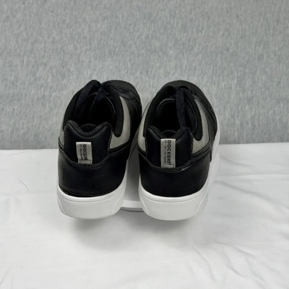 Dockers Mens 90-92005 Black Grey Low Top Casual Sneakers‎ Size 11.5M DK226968